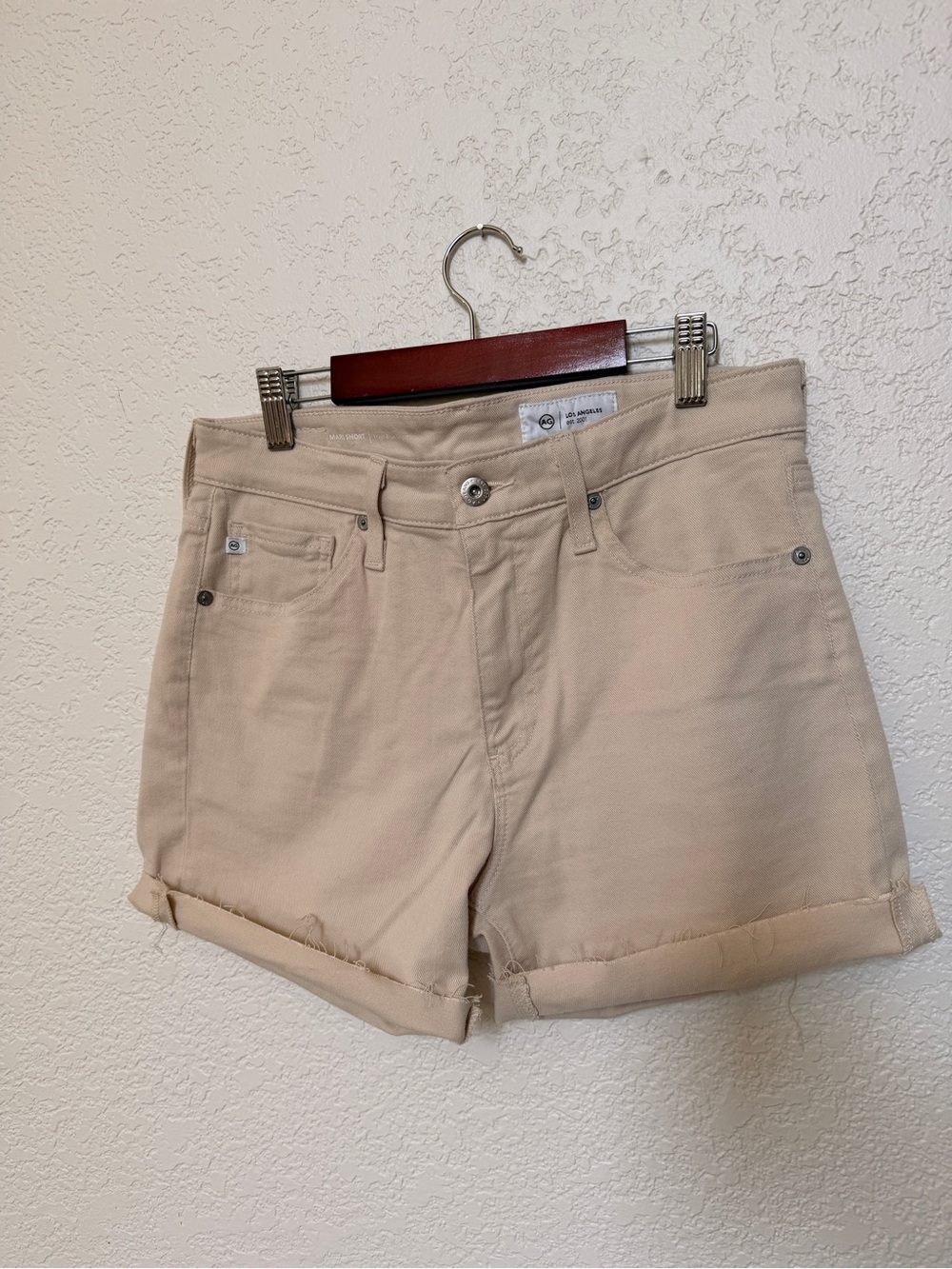 AG Women's Beige Shorts